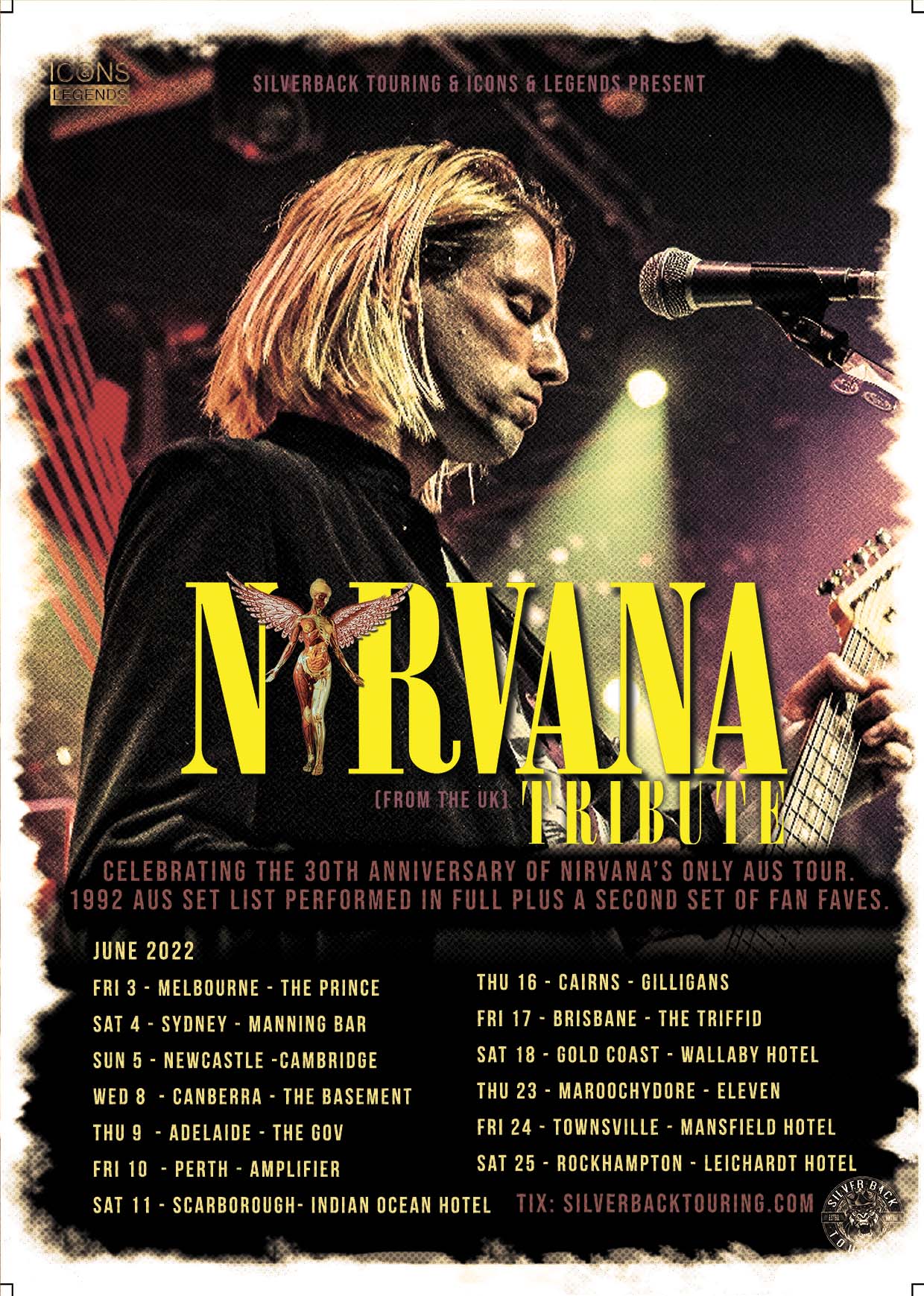 nirvana australia tour dates