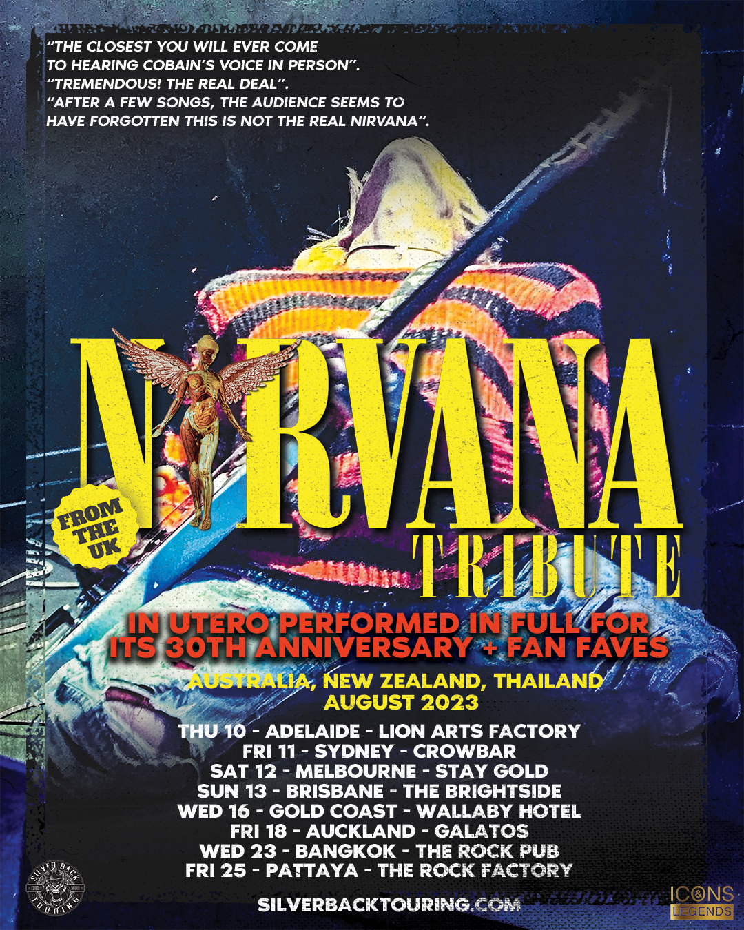 nirvana tribute band tour dates uk